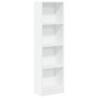 Estantería de madera de ingeniería blanca 40x24x143 cm by , Bookcases and shelves - Ref: Foro24-857783, Price: 44,67 €, Disco...