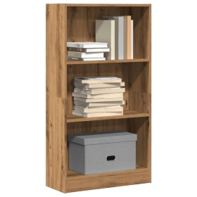 Estantería de madera de ingeniería roble artesano 60x24x109 cm von , Bücherregale und Regale - Ref: Foro24-857811, Preis: 41,...