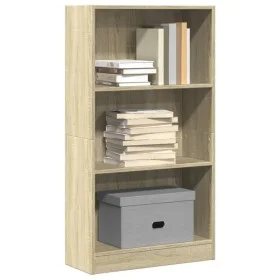 Estantería de madera de ingeniería roble Sonoma 60x24x109 cm by , Bookcases and shelves - Ref: Foro24-857805, Price: 41,39 €,...