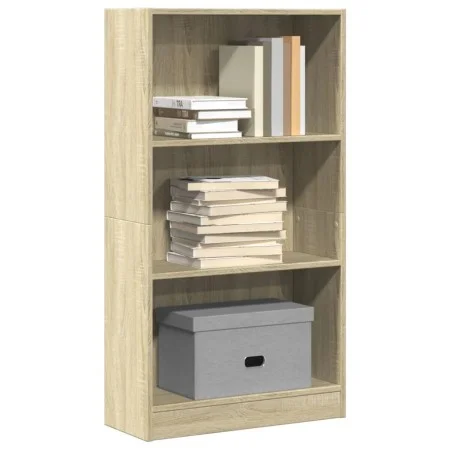 Estantería de madera de ingeniería roble Sonoma 60x24x109 cm de , Librerías y estanterías - Ref: Foro24-857805, Precio: 41,36...