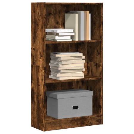 Rauchige Eichenholz-Engineered-Wood-Regal 60x24x109 cm von , Bücherregale und Regale - Ref: Foro24-857807, Preis: 41,88 €, Ra...