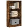 Estantería madera de ingeniería roble ahumado 60x24x109 cm de , Librerías y estanterías - Ref: Foro24-857807, Precio: 45,68 €...