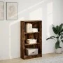 Estantería madera de ingeniería roble ahumado 60x24x109 cm de , Librerías y estanterías - Ref: Foro24-857807, Precio: 45,68 €...