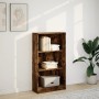 Rauchige Eichenholz-Engineered-Wood-Regal 60x24x109 cm von , Bücherregale und Regale - Ref: Foro24-857807, Preis: 41,88 €, Ra...