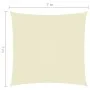 Rahsegel Markise Oxford Stoff cremefarben 7x7 m von vidaXL, Sonnenschirme - Ref: Foro24-135198, Preis: 131,06 €, Rabatt: %