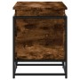 Caja de almacenaje con tapa madera roble ahumado 100x40x51,5 cm by , Storage baskets - Ref: Foro24-848806, Price: 76,92 €, Di...