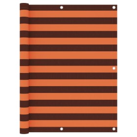 Balcony awning in orange and brown Oxford fabric, 120x500 cm. by vidaXL, Umbrellas - Ref: Foro24-134934, Price: 22,47 €, Disc...