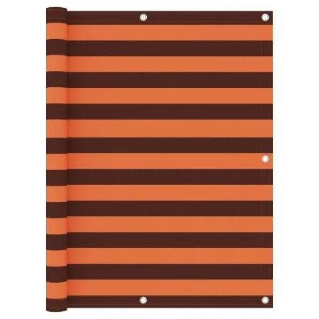 Balcony awning in orange and brown Oxford fabric, 120x500 cm. by vidaXL, Umbrellas - Ref: Foro24-134934, Price: 22,18 €, Disc...
