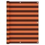 Balkonmarkise Oxford Stoff orange und braun 120x500 cm von vidaXL, Sonnenschirme - Ref: Foro24-134934, Preis: 22,47 €, Rabatt: %