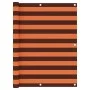 Toldo para balcón tela oxford naranja y marrón 120x500 cm de vidaXL, Sombrillas - Ref: Foro24-134934, Precio: 22,18 €, Descue...