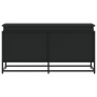 Caja almacenaje con tapa madera ingeniería negro 100x40x51,5 cm by , Storage baskets - Ref: Foro24-848804, Price: 87,89 €, Di...