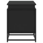 Caja almacenaje con tapa madera ingeniería negro 100x40x51,5 cm by , Storage baskets - Ref: Foro24-848804, Price: 87,89 €, Di...
