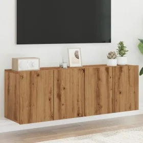 Muebles para TV de pared 2 unidades roble artesanal 60x30x41 cm de , Muebles TV - Ref: Foro24-857665, Precio: 71,96 €, Descue...