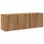Wand-TV-Möbel, 2 Einheiten, handgefertigte Eiche, 60x30x41 cm. von , TV-Möbel - Ref: Foro24-857665, Preis: 71,84 €, Rabatt: %