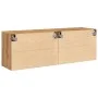 Wand-TV-Möbel, 2 Einheiten, handgefertigte Eiche, 60x30x41 cm. von , TV-Möbel - Ref: Foro24-857665, Preis: 71,84 €, Rabatt: %