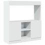 Weißer Schrank aus Holzwerkstoff 92x33x100 cm von , Bücherregale und Regale - Ref: Foro24-855124, Preis: 80,77 €, Rabatt: %