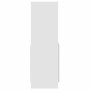 Aparador de madera de ingeniería blanco 92x33x100 cm by , Bookcases and shelves - Ref: Foro24-855124, Price: 80,77 €, Discoun...