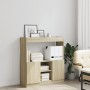 Ingeneering Holz Sideboard Eiche Sonoma 92x33x100 cm von , Bücherregale und Regale - Ref: Foro24-855126, Preis: 71,98 €, Raba...