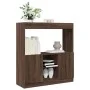 Ingenieurholz-Sideboard in Eichenbraun 92x33x100 cm von , Bücherregale und Regale - Ref: Foro24-855130, Preis: 73,59 €, Rabat...