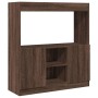 Ingenieurholz-Sideboard in Eichenbraun 92x33x100 cm von , Bücherregale und Regale - Ref: Foro24-855130, Preis: 75,10 €, Rabat...