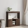 Ingenieurholz-Sideboard in Eichenbraun 92x33x100 cm von , Bücherregale und Regale - Ref: Foro24-855130, Preis: 73,59 €, Rabat...