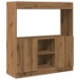 Engineered wood oak artisian sideboard 92x33x100 cm by , Bookcases and shelves - Ref: Foro24-855132, Price: 73,21 €, Discount: %