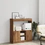 Engineered wood oak artisian sideboard 92x33x100 cm by , Bookcases and shelves - Ref: Foro24-855132, Price: 72,30 €, Discount: %