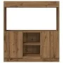 Engineered wood oak artisian sideboard 92x33x100 cm by , Bookcases and shelves - Ref: Foro24-855132, Price: 72,30 €, Discount: %