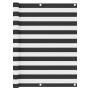 Balkonmarkise anthrazitgrau und weißer Oxford-Stoff 120x500cm von vidaXL, Sonnenschirme - Ref: Foro24-134886, Preis: 22,34 €,...