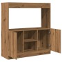 Ingenieurholz-Sideboard Eiche Artisian 92x33x100 cm von , Bücherregale und Regale - Ref: Foro24-855132, Preis: 73,21 €, Rabat...