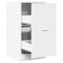Erste-Hilfe-Schrank aus weißem Ingenieurholz 40x41x77,5 cm von , Schließfächer und Lagerschränke - Ref: Foro24-855187, Preis:...