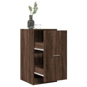 Armario botiquín madera ingeniería marrón roble 40x41x77,5 cm by , Lockers and storage cabinets - Ref: Foro24-855193, Price: ...