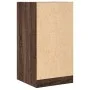Armario botiquín madera ingeniería marrón roble 40x41x77,5 cm by , Lockers and storage cabinets - Ref: Foro24-855193, Price: ...