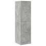 Armario botiquín madera ingeniería gris hormigón 40x41x144,5 cm by , Lockers and storage cabinets - Ref: Foro24-3309639, Pric...