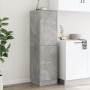 Armario botiquín madera ingeniería gris hormigón 40x41x144,5 cm by , Lockers and storage cabinets - Ref: Foro24-3309639, Pric...