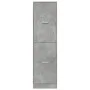 Armario botiquín madera ingeniería gris hormigón 40x41x144,5 cm de , Taquillas y armarios de almacenamiento - Ref: Foro24-330...