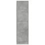 Armario botiquín madera ingeniería gris hormigón 40x41x144,5 cm by , Lockers and storage cabinets - Ref: Foro24-3309639, Pric...
