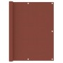 Toldo para balcón de tela oxford terracota 120x400 cm de vidaXL, Sombrillas - Ref: Foro24-134981, Precio: 22,87 €, Descuento: %