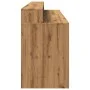 Escritorio con LED madera ingeniería roble artisian 200x55x91cm by , Desks - Ref: Foro24-3309446, Price: 187,39 €, Discount: %
