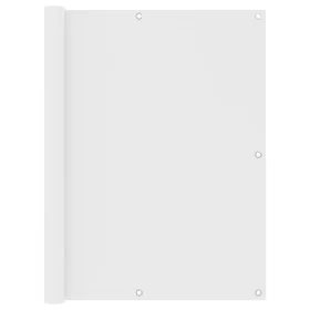 Balkonmarkise aus weißem Oxford-Stoff, 120 x 500 cm von vidaXL, Sonnenschirme - Ref: Foro24-134898, Preis: 20,51 €, Rabatt: %