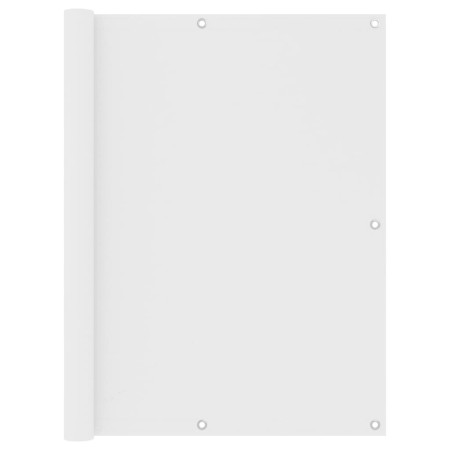 Balkonmarkise aus weißem Oxford-Stoff, 120 x 500 cm von vidaXL, Sonnenschirme - Ref: Foro24-134898, Preis: 20,79 €, Rabatt: %