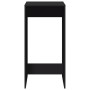 Mesa alta de bar madera de ingeniería negra 51x50x103,5 cm by , Kitchen and dining tables - Ref: Foro24-854419, Price: 68,01 ...