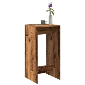 Mesa alta de bar madera de ingeniería envejecida 51x50x103,5 cm by , Kitchen and dining tables - Ref: Foro24-854425, Price: 6...