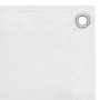 Balkonmarkise aus weißem Oxford-Stoff, 120 x 500 cm von vidaXL, Sonnenschirme - Ref: Foro24-134898, Preis: 20,79 €, Rabatt: %