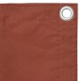 Toldo para balcón de tela oxford terracota 120x400 cm de vidaXL, Sombrillas - Ref: Foro24-134981, Precio: 22,87 €, Descuento: %