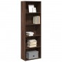 Estantería de madera de ingeniería marrón roble 60x30x189 cm by , Bookcases and shelves - Ref: Foro24-857923, Price: 92,58 €,...