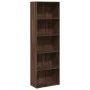 Ingenieurholzregal in Eichenbraun 60x30x189 cm von , Bücherregale und Regale - Ref: Foro24-857923, Preis: 93,69 €, Rabatt: %
