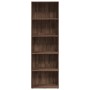 Estantería de madera de ingeniería marrón roble 60x30x189 cm by , Bookcases and shelves - Ref: Foro24-857923, Price: 92,58 €,...
