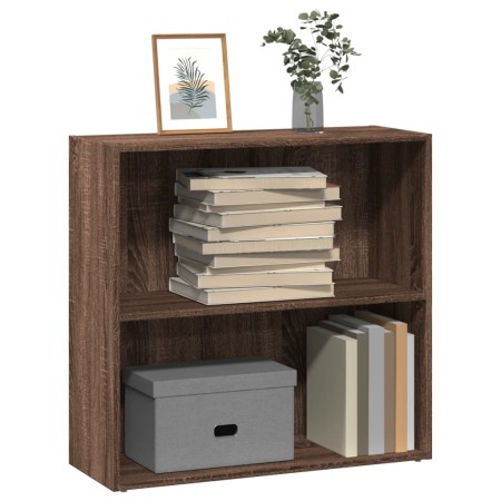 Ingenieurholzregal in Eichenbraun 80x30x77 cm von , Bücherregale und Regale - Ref: Foro24-857928, Preis: 40,57 €, Rabatt: %