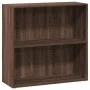 Estantería de madera de ingeniería marrón roble 80x30x77 cm by , Bookcases and shelves - Ref: Foro24-857928, Price: 40,09 €, ...
